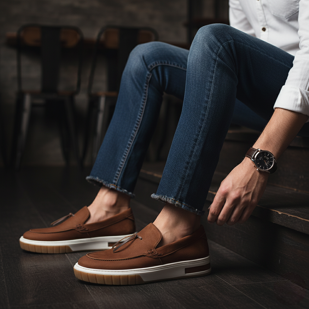 Sapato Masculino Mocassim Slip On Barolo