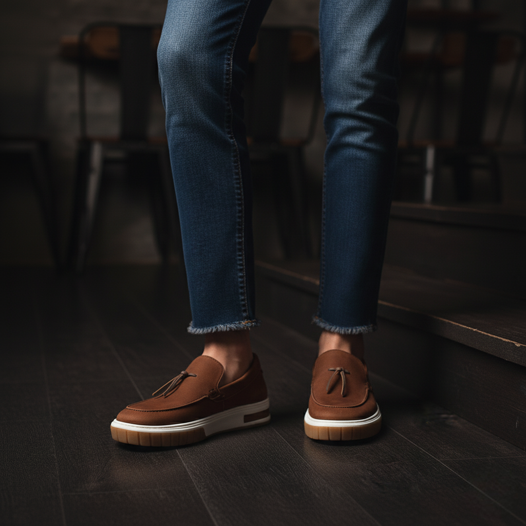 Sapato Masculino Mocassim Slip On Barolo